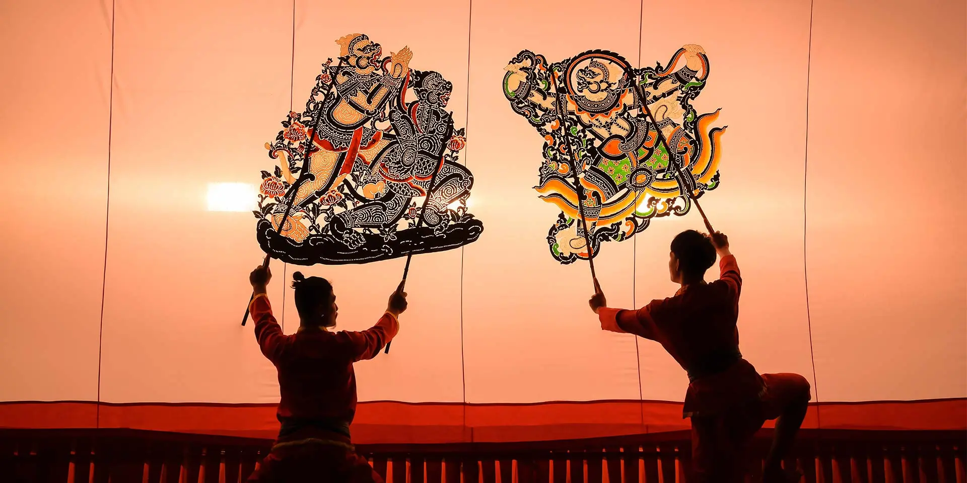 puppet shows of Thailand&#39;s national epic, the Ramakien
