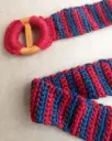 Red & Blue | Handcrafted Crochet Waist-belt