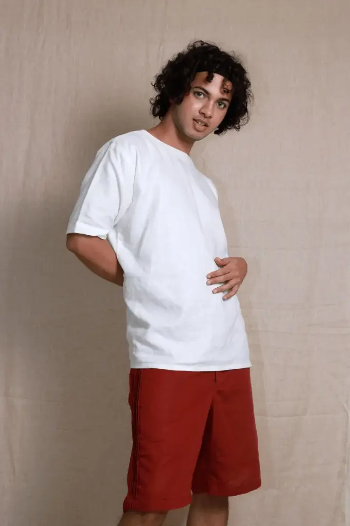 SOBO Shirt | Linen Men's White tunic Shirt I Asian In Me (S)
