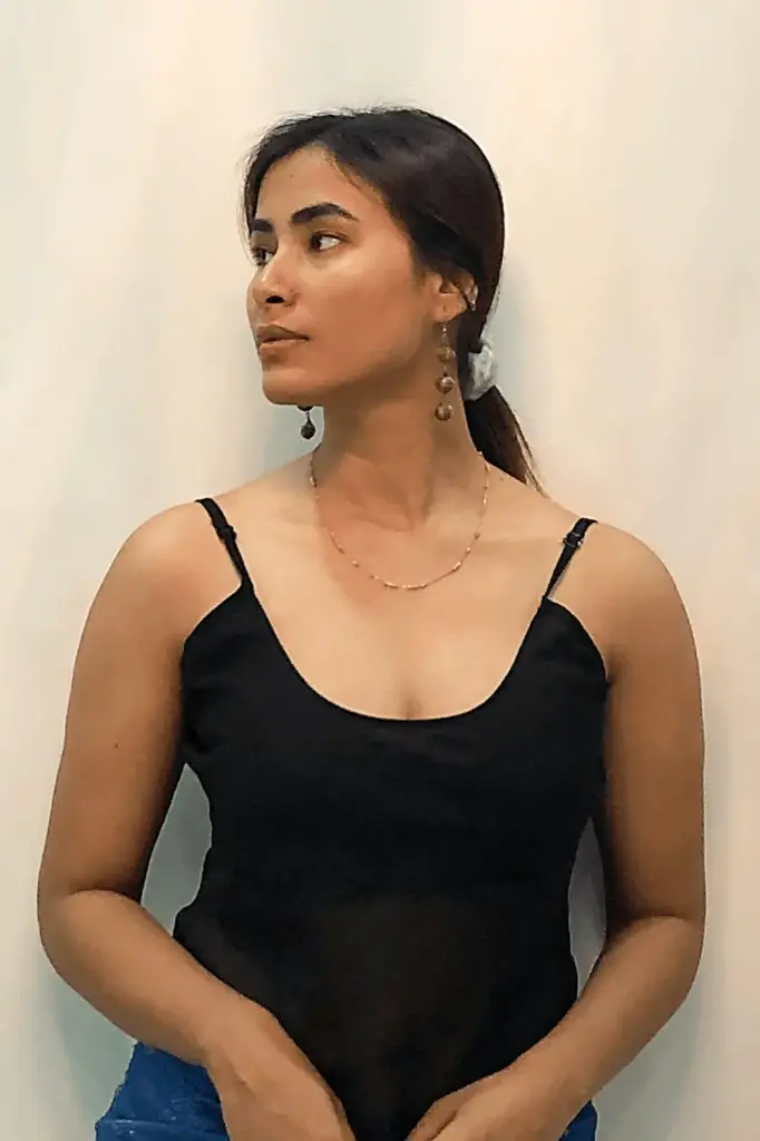 Rekha Kumari Slip Top | Mul-Cotton Women's Black Slip Top